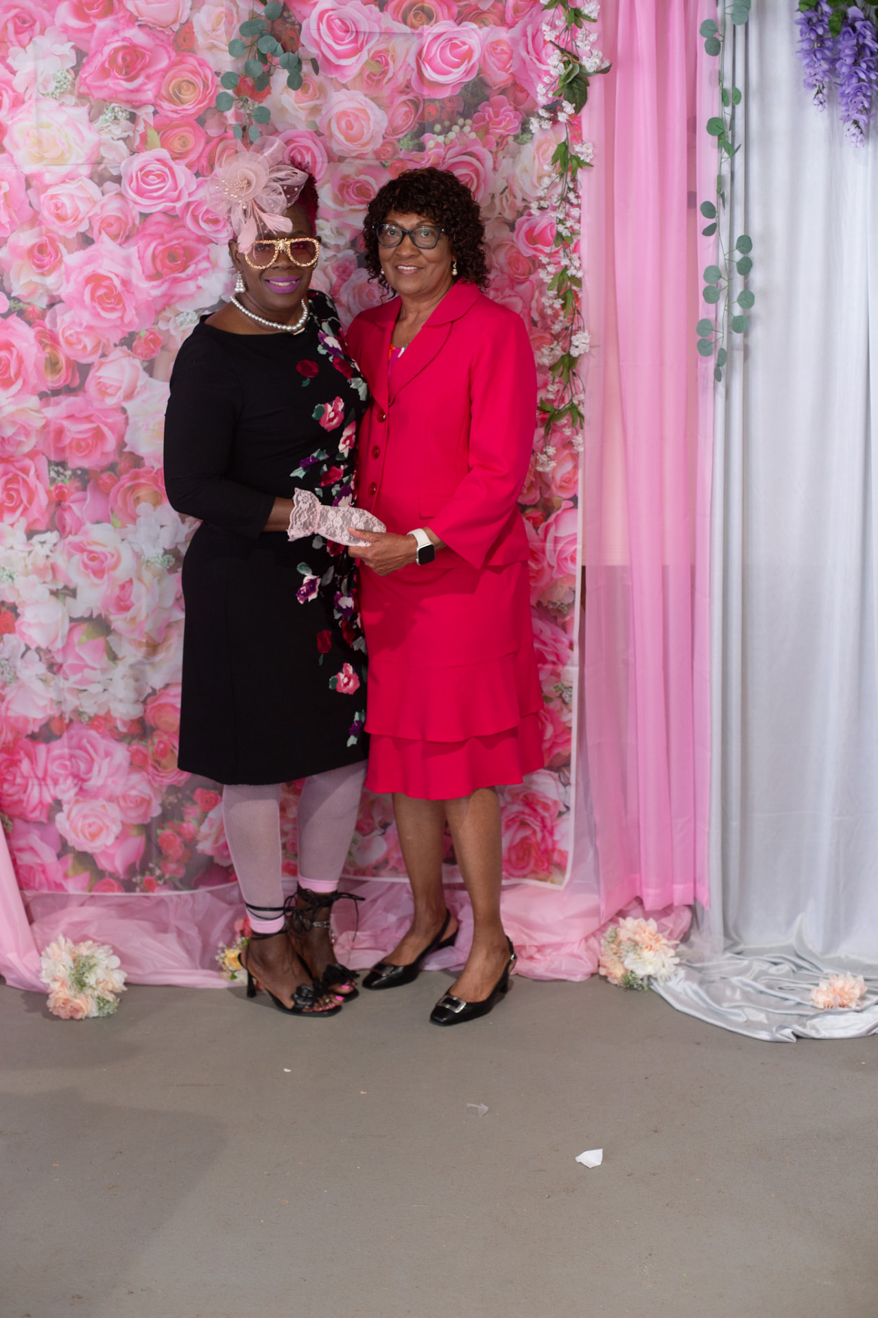 Event photography — mother and daughter at the luncheon